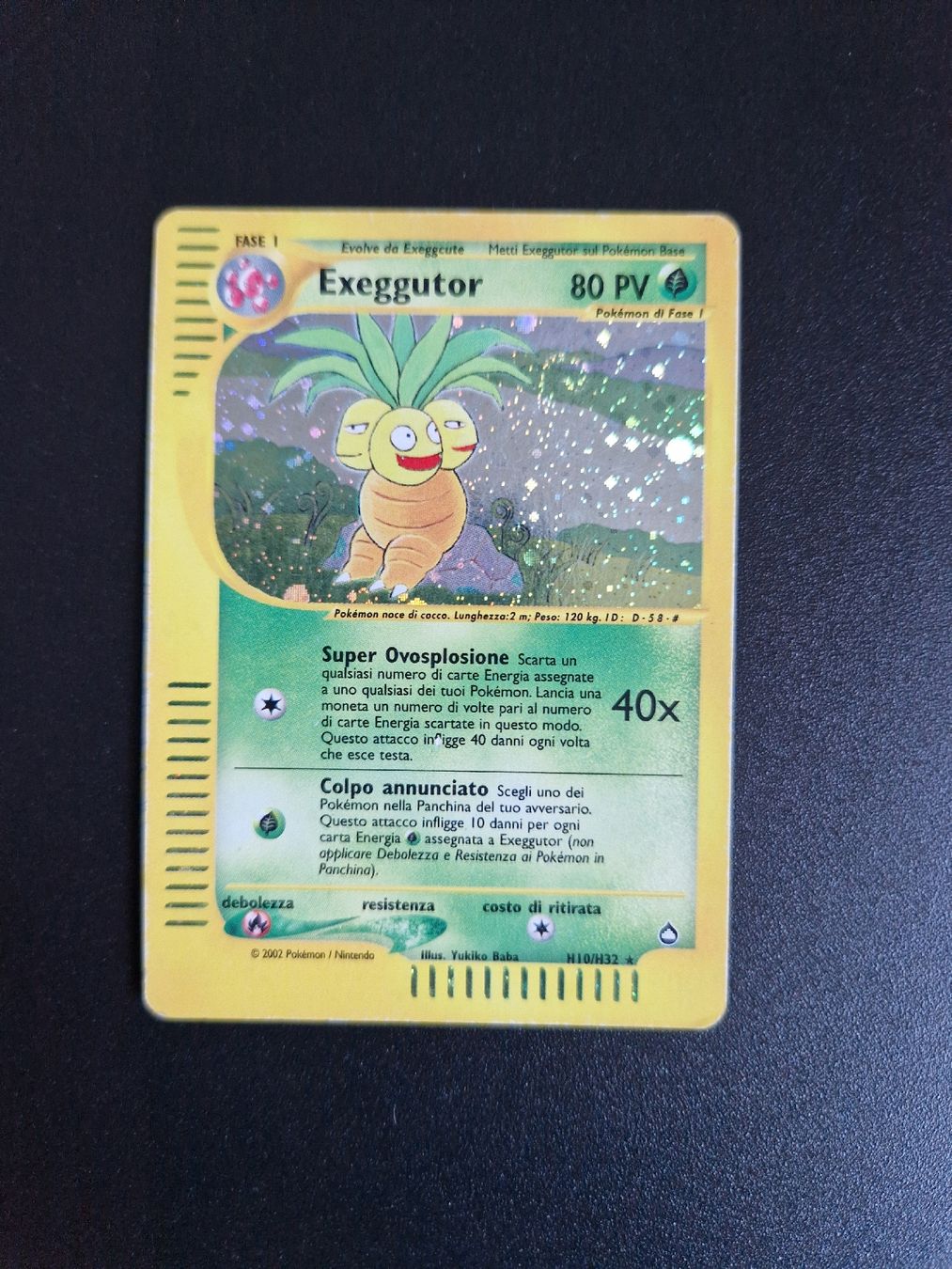 Pokémon Sammelbilder & Trading cards: Exeggutor aquapolis 🇮🇹  – Neu (gemäss Beschreibung) aus Giubiasco von MrGru1992