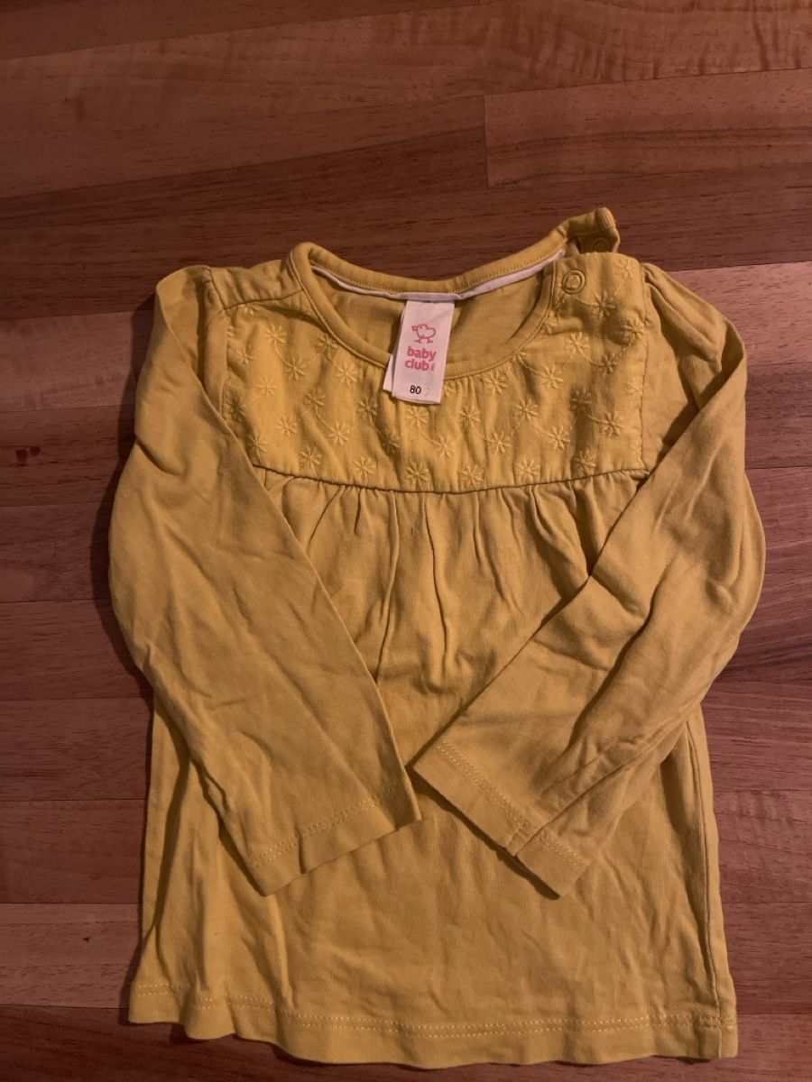 C&A Maglioni & Felpe: Langarmshirt Gr. 80, Gelb – Usato da Basel venduto da HugChristine