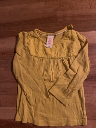 Langarmshirt Gr. 80, Gelb