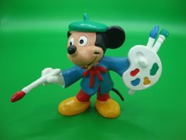 (KOPIE) MICKEY MOUSE ALS MALER 5 CM 1991 BULLYLAND DISNEY