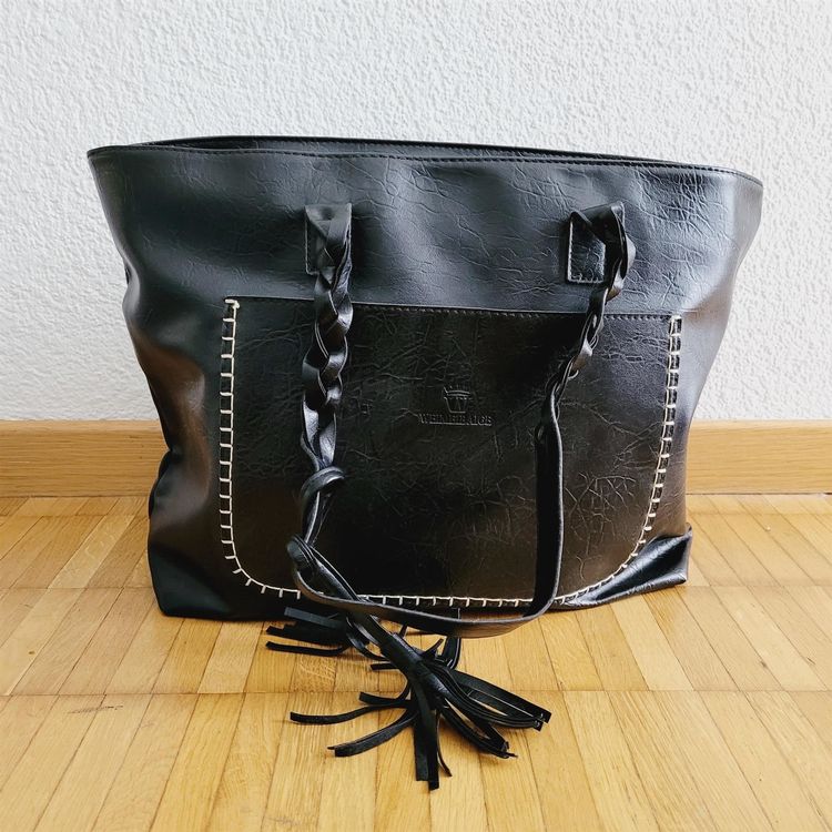 Weimeibaige leather online tote