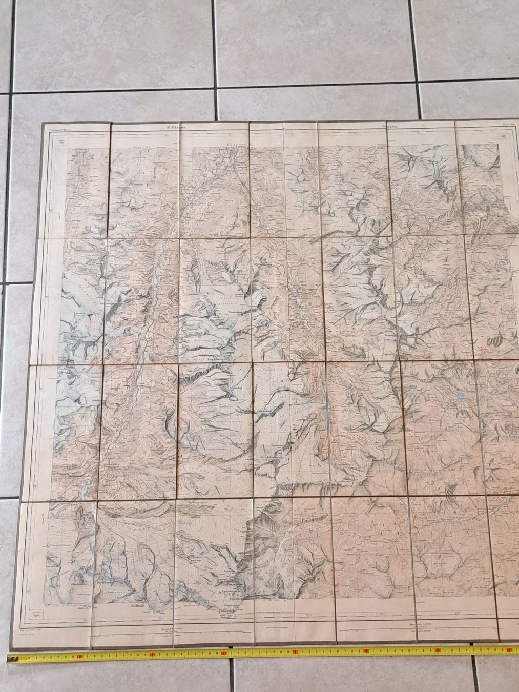 Cartine & Atlanti: ANCIENNE CARTE TOPO POUR ALPINISTE – Usato da couvet venduto da carlin01