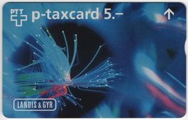 5 CHF 100 Jahre Landis & Gyr - seltene FullFace Taxcard