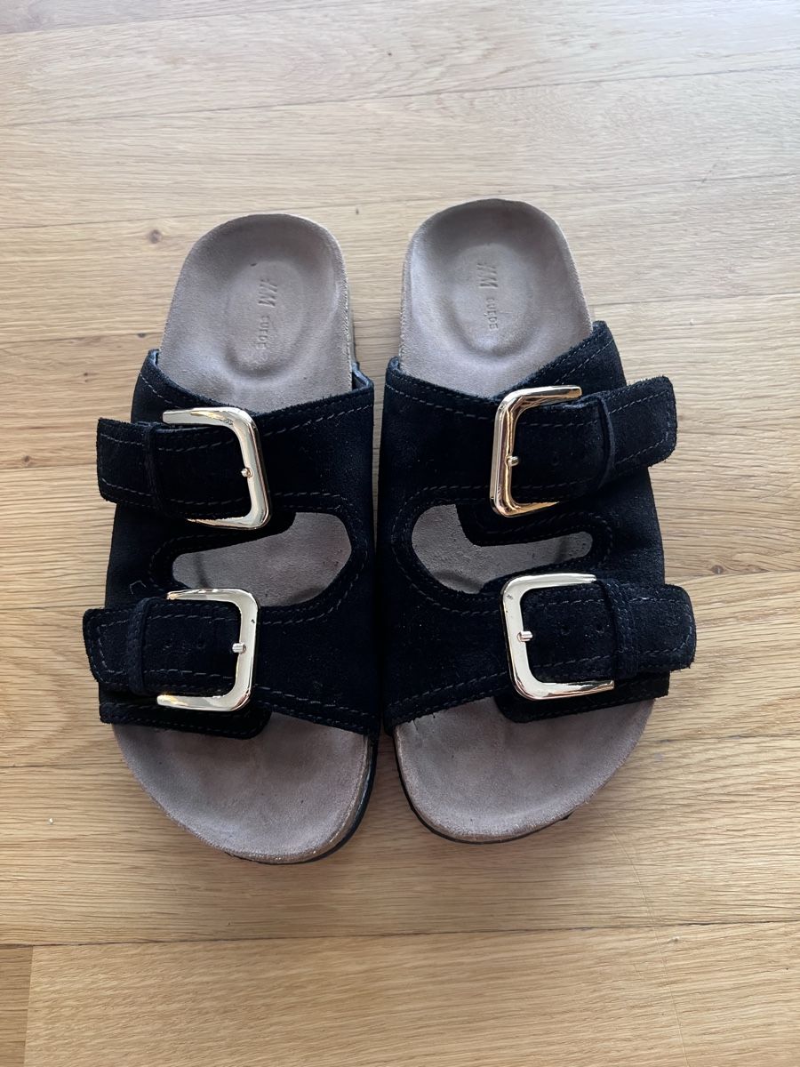 H&M Scarpe da donna: Sandalen aus Veloursleder 37 H&M – Nuovo (secondo la descrizione) da Neuhaus SG venduto da bernike