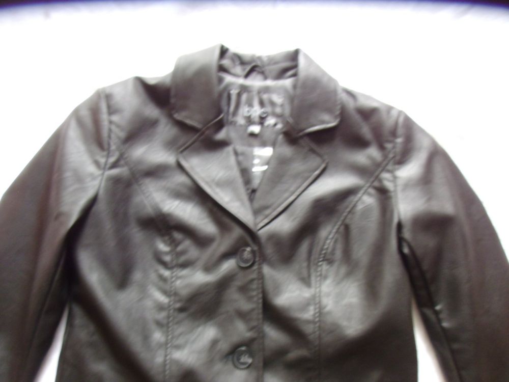 Giacche: Jacke Damen schwarz *NEU* Gr. 40  Lederimitat – Nuovo e nell'imballaggio originale da Walenstadt venduto da Pluisa 1