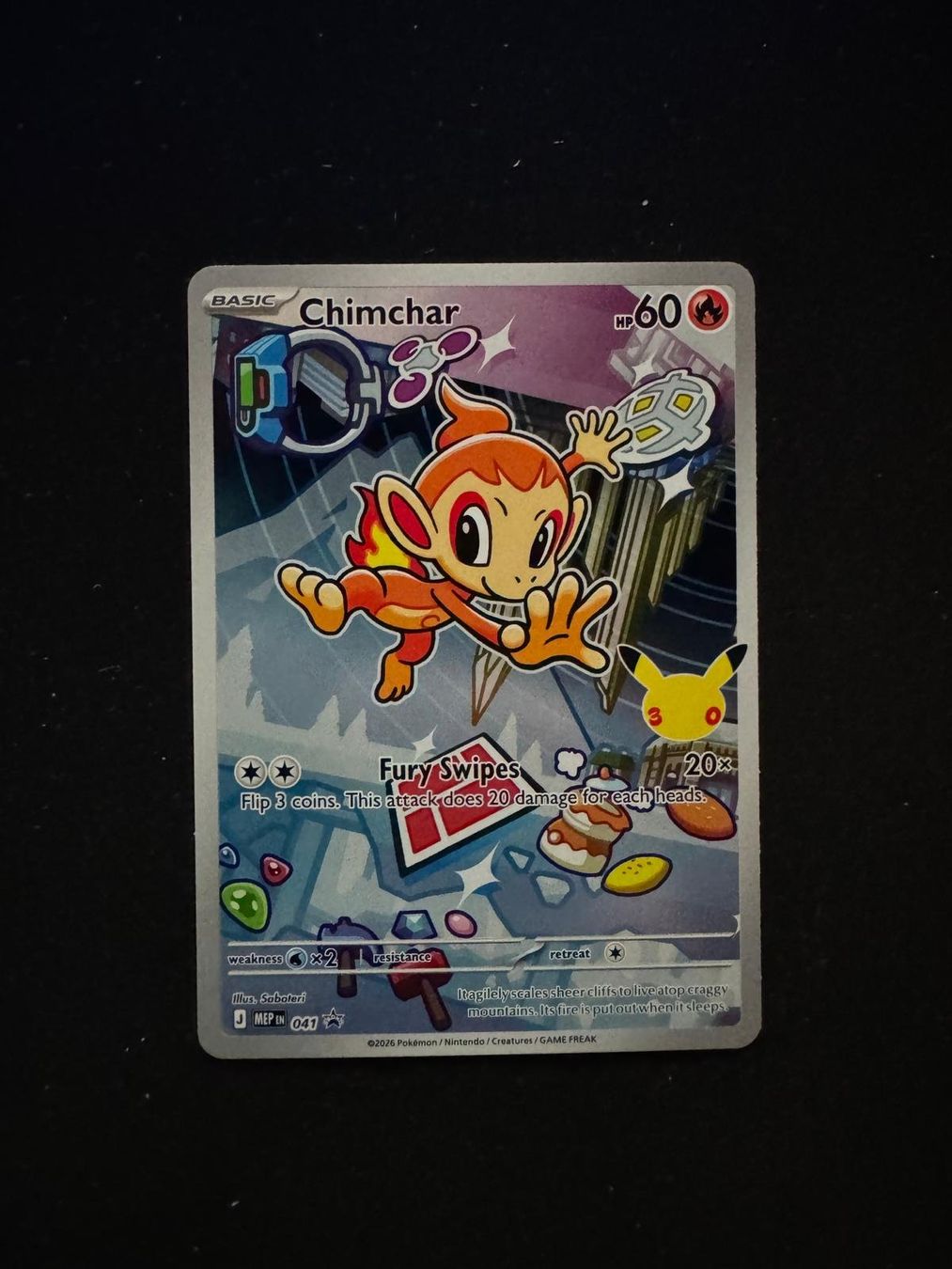 Chimchar MEP 041 First Partner Promo EN Ascended Heroes 1.- (Gebraucht ...