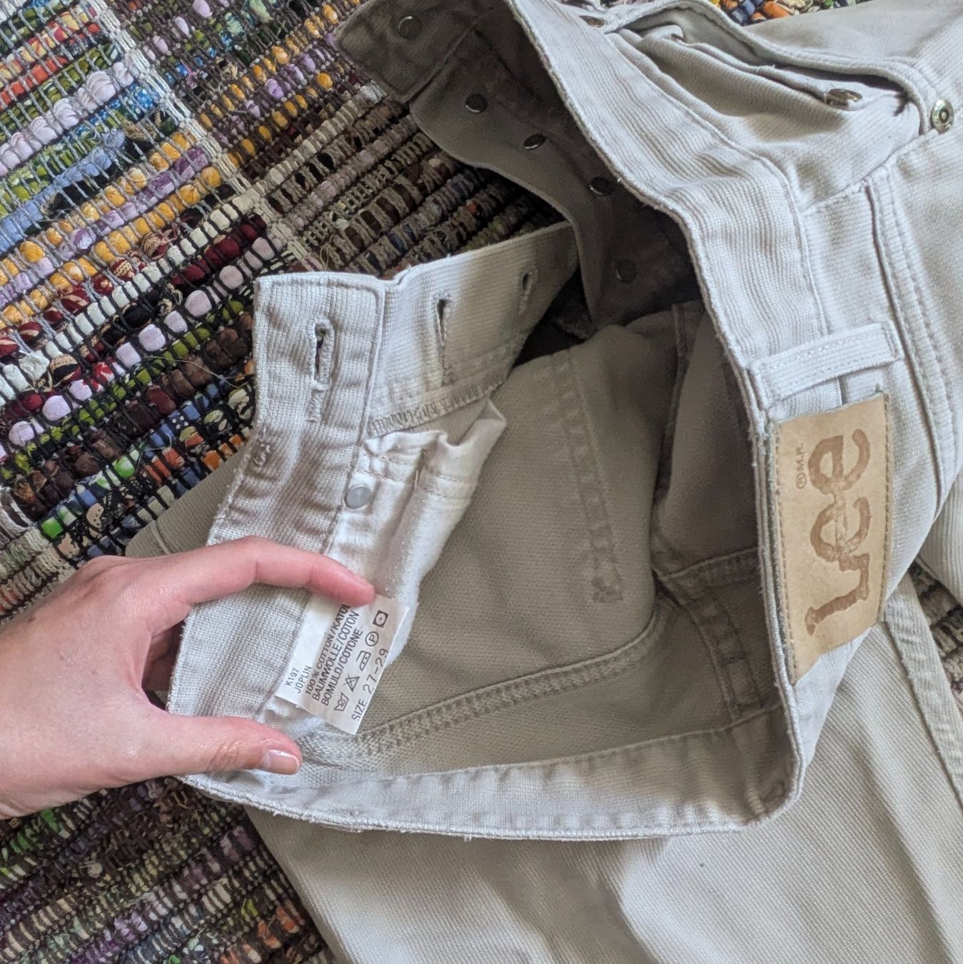 Pantaloni: Beige Hose LEE – Usato da Morgarten venduto da rra_jvw7 4