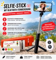 SELFIE-STICK MIT BLUETOOTH-FERNBEDIENUNG & STATIV  Startprei