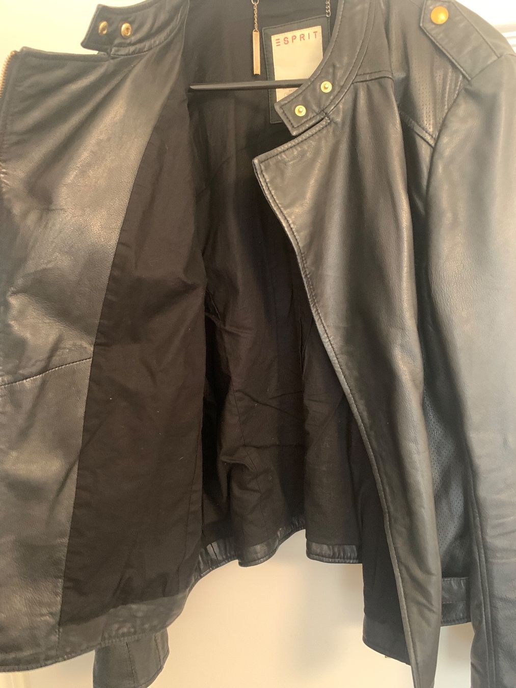 Giacche: Lederjacke ESPRIT: Lammleder, schwarz, Gr. 42, mit Etikett – Nuovo (secondo la descrizione) da Basel venduto da Interstellar85 6