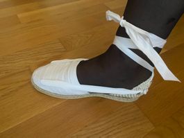 Espadrilles weiss  Damen Gr. 39  Creation Catalane