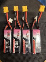 4x Gaoneng GNB LiPo Akku 300mAh 2S 7.6V HV 