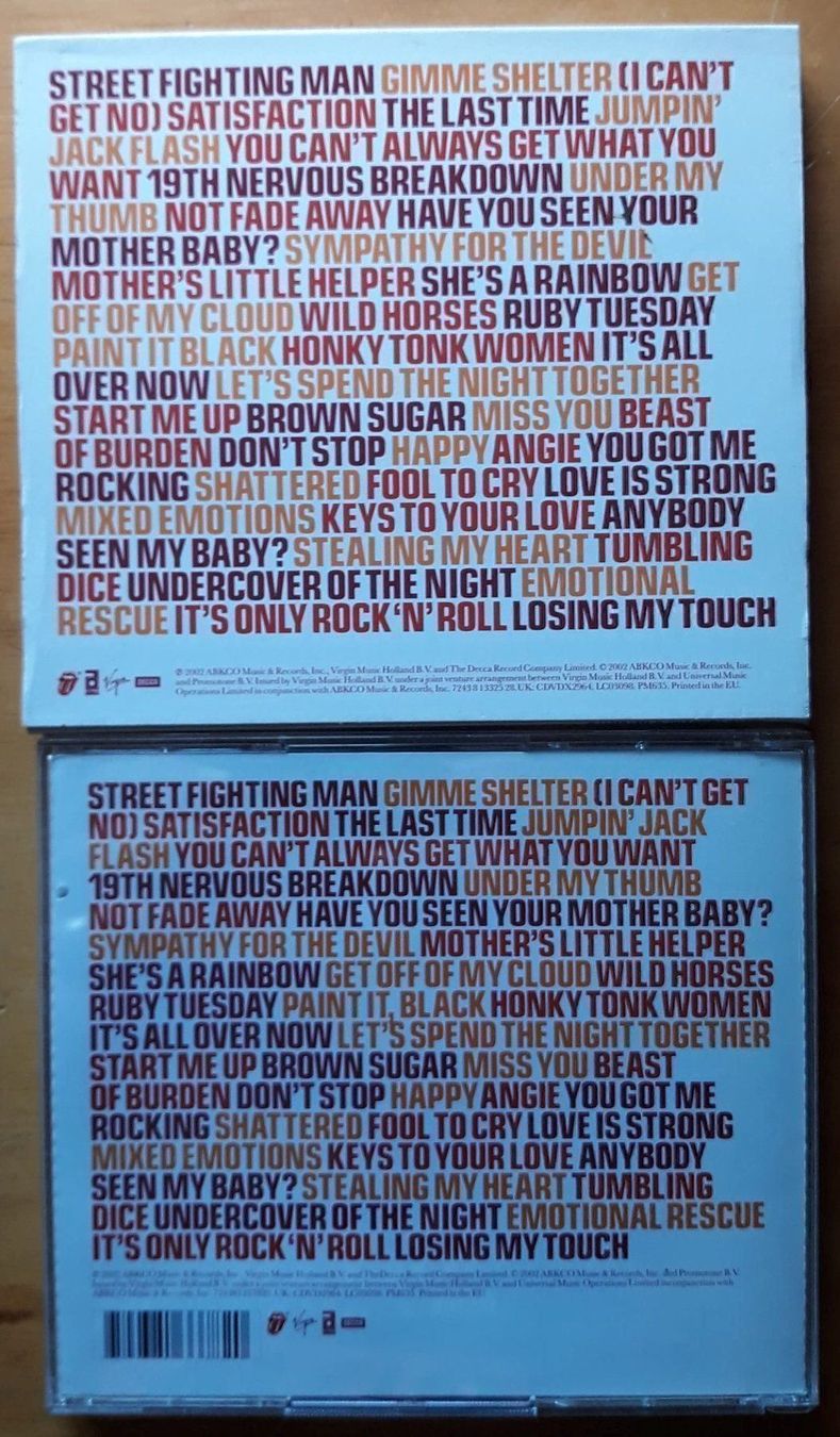 CDs: ROLLING STONES - Forty Licks - 2x CD – Gebraucht aus Le Locle von PereiraHugo 2