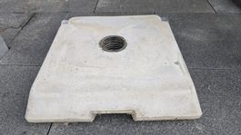 Sonnenschirmständer Beton Betonständer mit Rollen