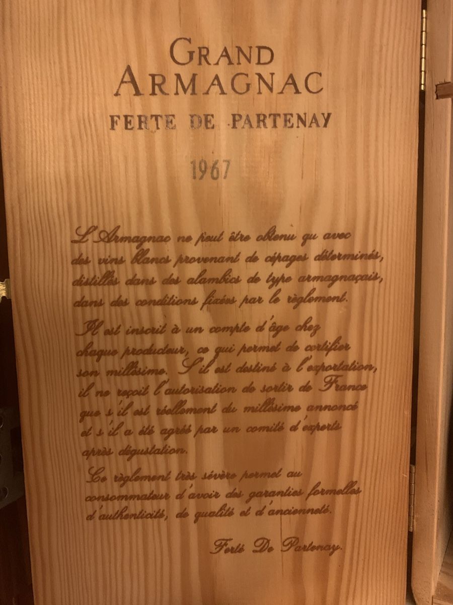 Bevande alcoliche: Armagnac, Jg. 1967 – Nuovo e nell'imballaggio originale da Aarwangen venduto da Mousi67 2