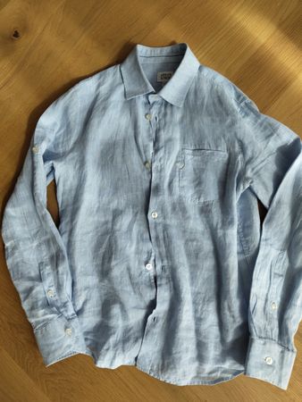 Armani Junior Leinen Hemd gr 146-152/12J