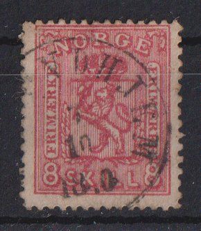 Tutti i francobolli: Norwegen 1867: 8 Skill Wappen – Usato da Eschlikon TG venduto da PhilCon