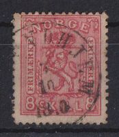 Norwegen 1867: 8 Skill Wappen