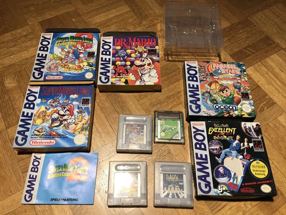 6xGameboy Spiele Parasol Stars, Excellent, Grinch, Roger Rab (Gebraucht ...