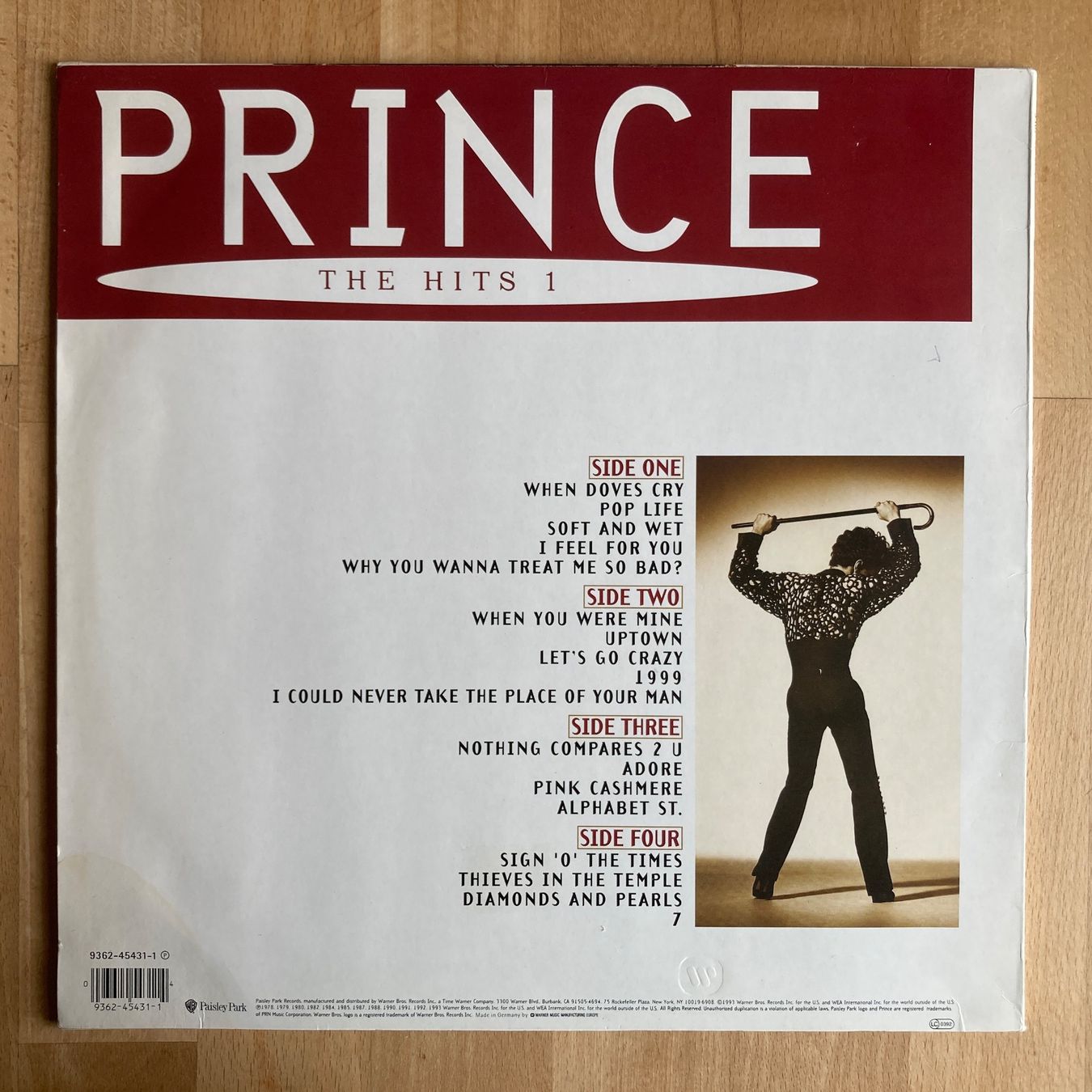 Schallplatten: PRINCE,THE HITS 1, ROCK,LP,1993 – Gebraucht aus Thun von estrol 1