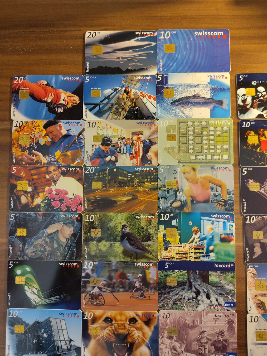 Swisscom Schede telefoniche: Collection, lot carte téléphonique – Usato da Genève venduto da fil_r99l 1