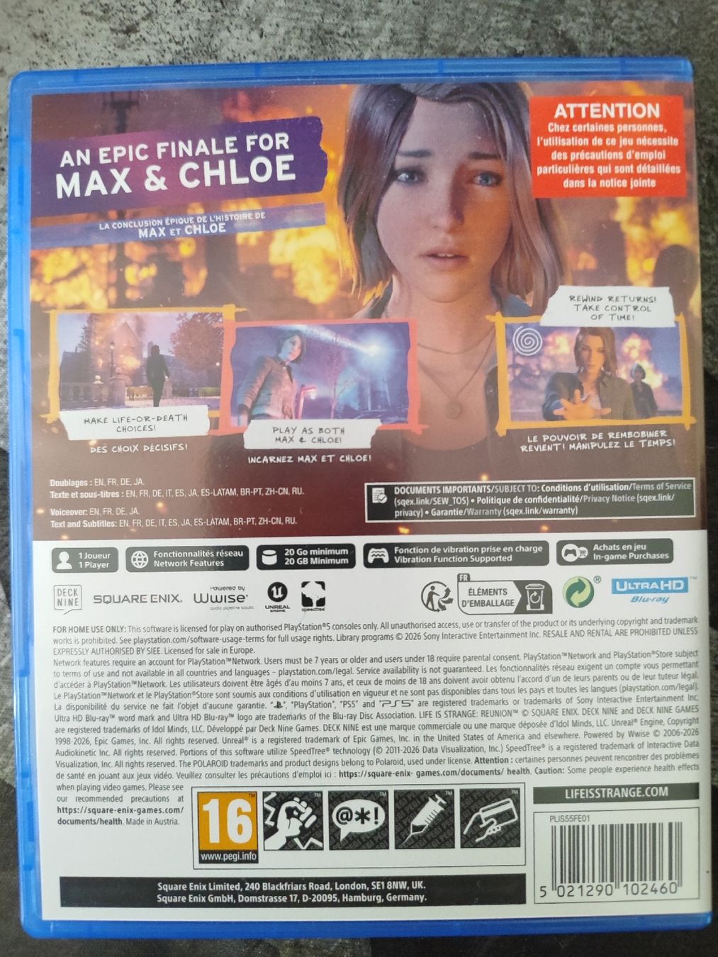 Giochi: Life is Strange Reunion PS5 – Usato da Wittnau venduto da Devilkiss 1