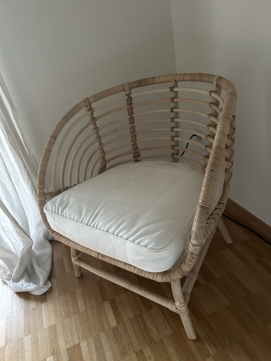 Ikea Poltrone: Ikea Buskbo Sessel, Rattan – Nuovo (secondo la descrizione) da Basel venduto da maura.bachmann 1