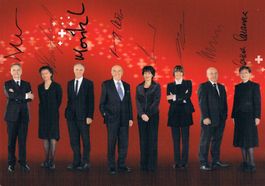 Bundesrat 2009 Autogramm signiert Foto 15x21cm