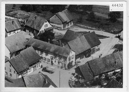 Flugaufnahme Basadingen Rest. Metzgerei - Photo: 90x125mm