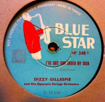 Dizzy Gillespie, Sammlung von 12 Jazz Schellackplatten