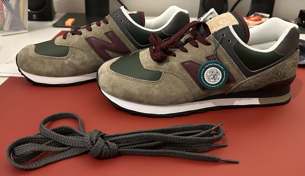 New balance outlet 574 covert green