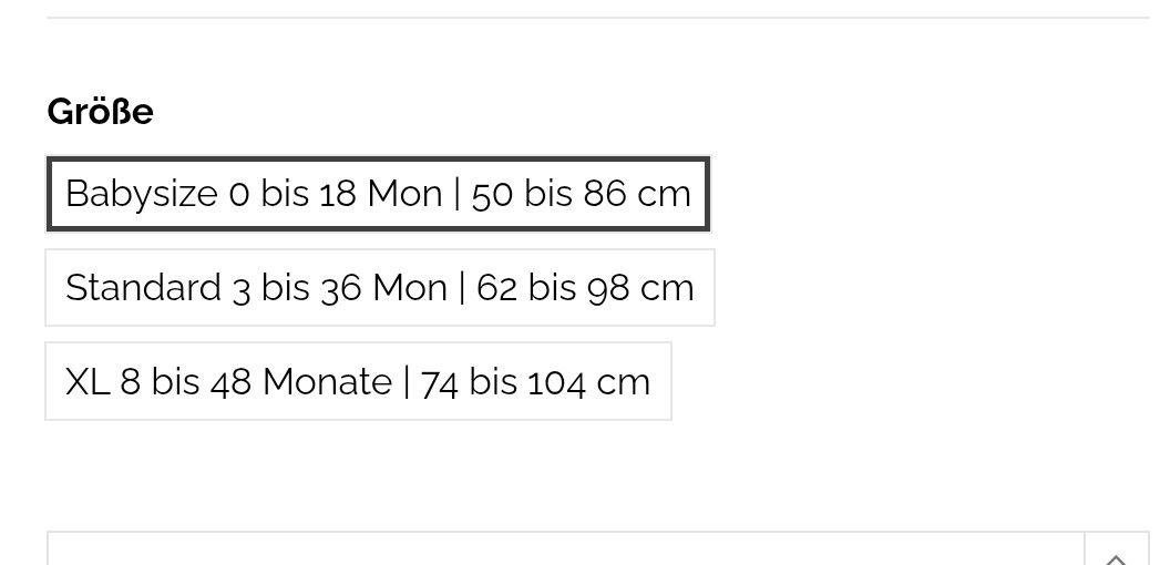 Marsupi portabebè: Buzzidil Babysize 0-18Monate Neu – Nuovo (secondo la descrizione) da Schattdorf venduto da martina090 5
