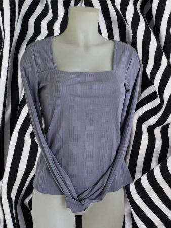 Leichter Pullover Quadratischer Ausschnitt
