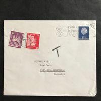 NP Brief aus NIEDERLANDE mit T-Entw. auf Zst 363 und 412