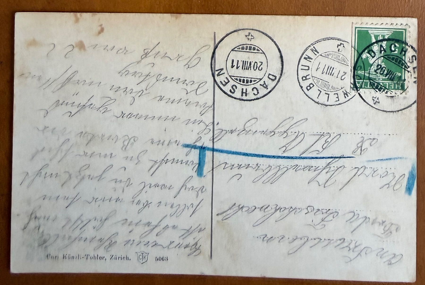 Ansichtskarten: Schaffhausen - 1911 – Gebraucht aus Lutry von Ediego 1