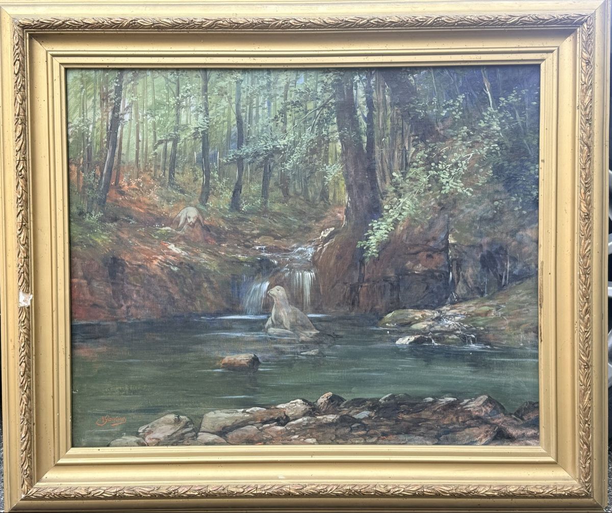 Gemälde: M. Gautier - Ölgemälde 90x76cm – Gebraucht aus Solothurn von NUVICO 2