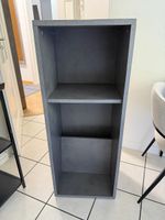 Modernes Regal Anthrazit/Grau mit 2 Fächern 