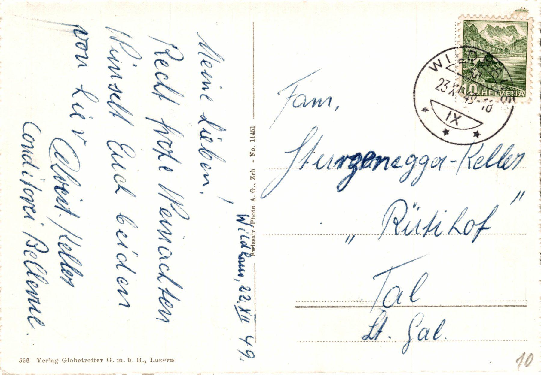 Cartoline postali: Wildhaus im Winter – Usato da Bronschhofen venduto da Astore 1
