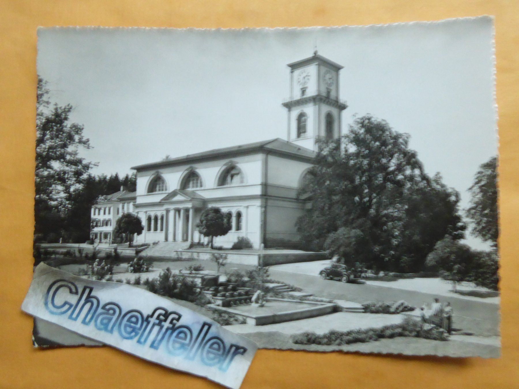 Cartoline postali: Heiden, Evang. Kirche mit dem neuen – Usato da Zürich venduto da Chaeffeler