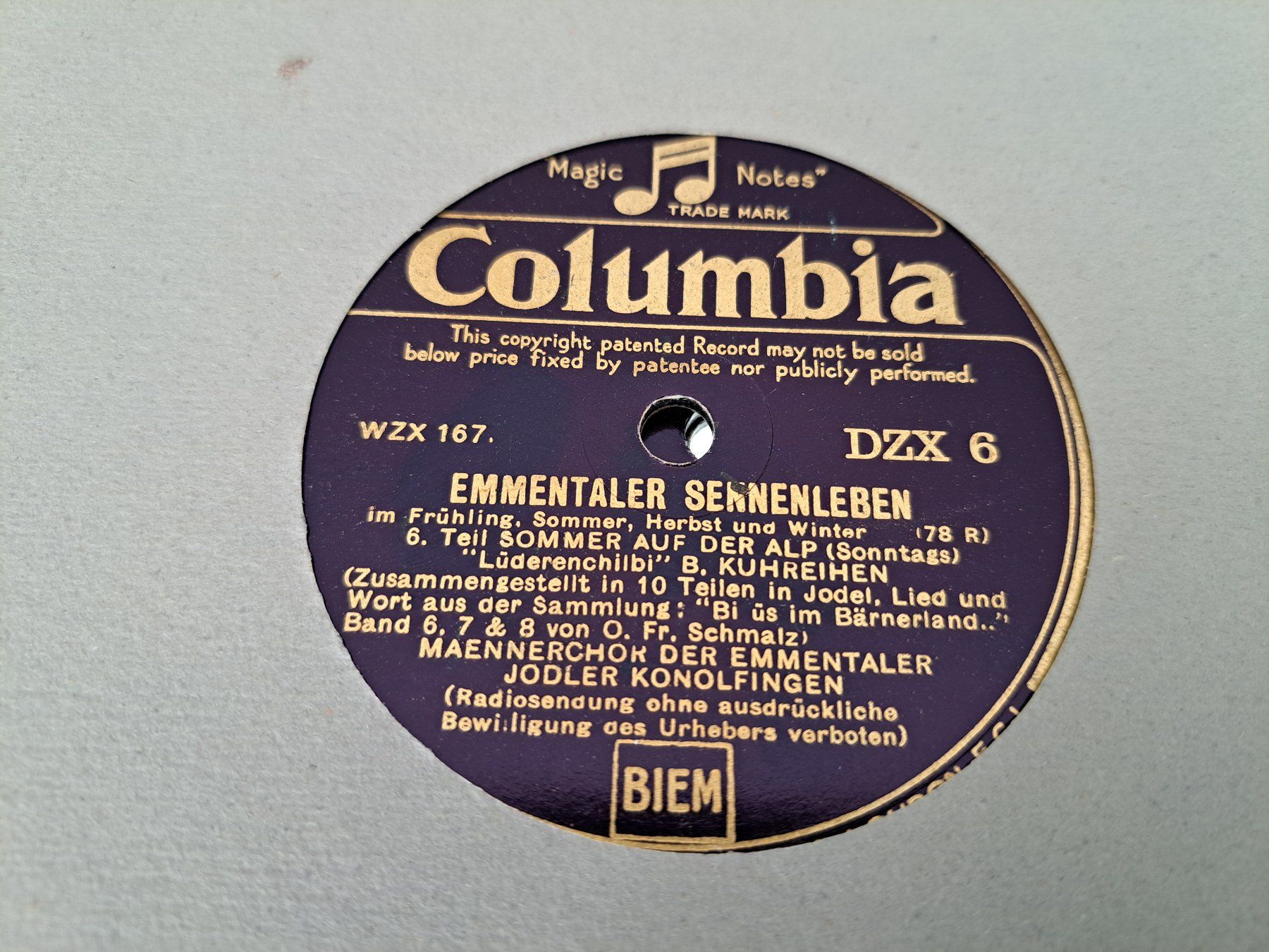 Dischi in vinile: Emmentaler Sennenleben, Teil 1-8, 4 Schellack-Platten – Usato da Zürich venduto da ad_leones 6