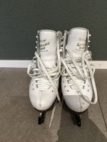 Eiskunstlaufschuhe Graf Splendid Gold weiss gebraucht