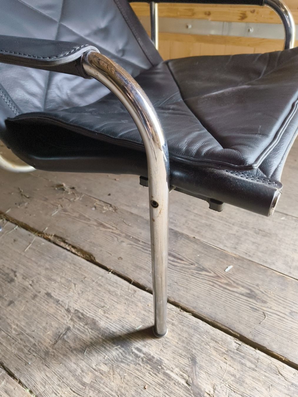 Eichenberger Sessel: Eichenberger Strässle Hochlehner Sessel Leder Schwarz – Gebraucht aus stettlen von VintageBern_ch 5