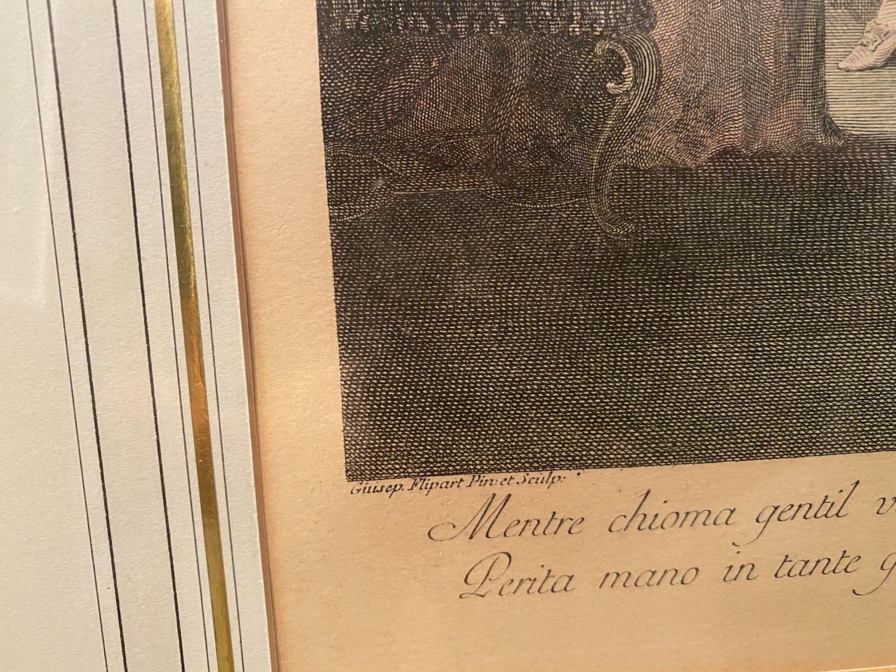 Stiche: Venezianischer Stich in Goldrahmen – Gebraucht aus Buochs von Chreschte2 6