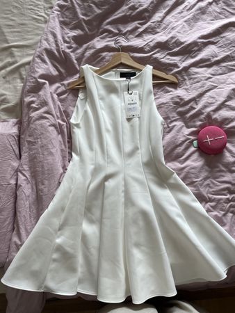 Elegantes, weisses Kleid - perfekt für den Sommer! Gr. L