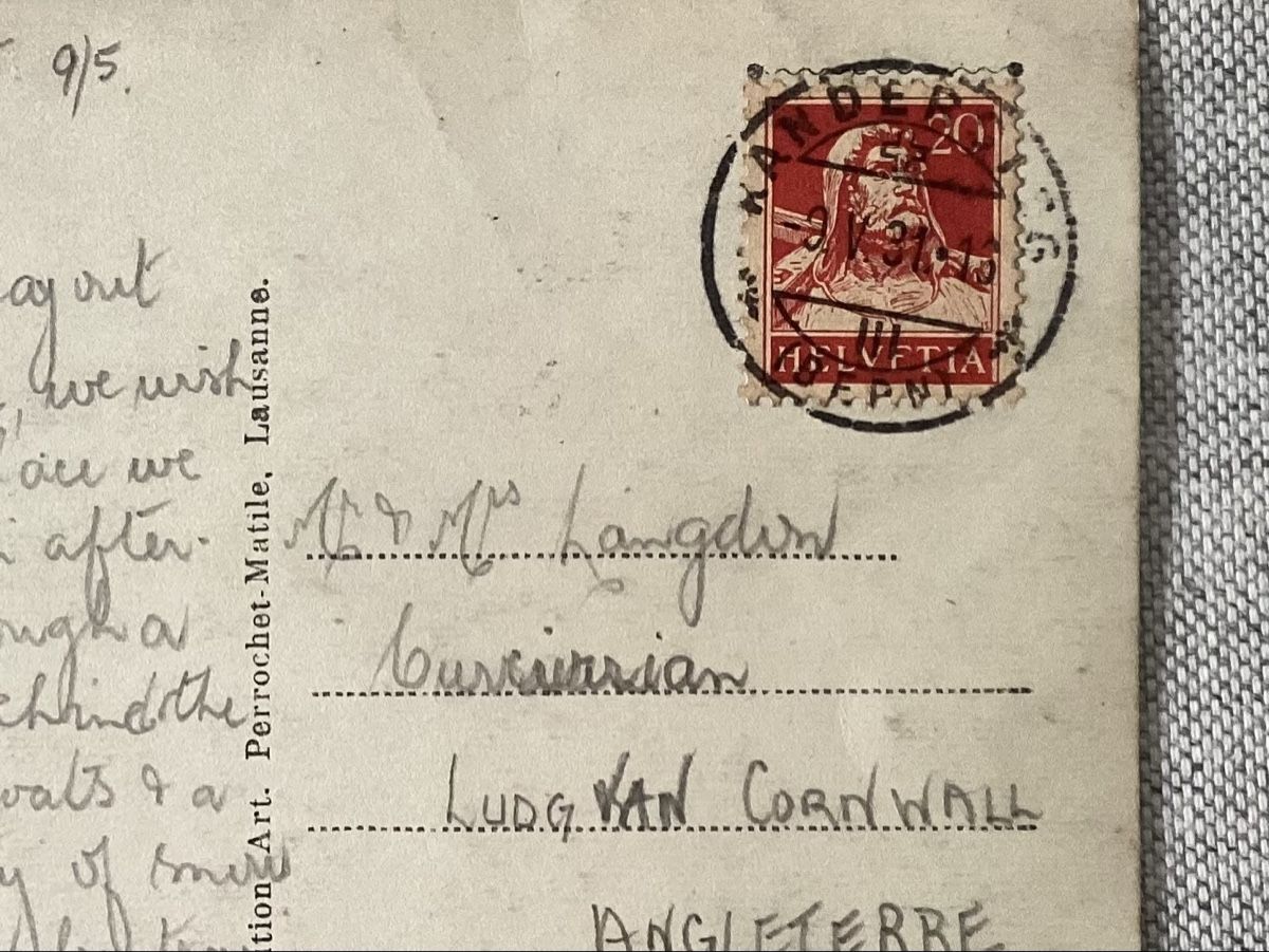 Cartoline postali: Ferden/Kippel  Lötschental um 1930 – Usato da Reinach BL venduto da Linda013 2