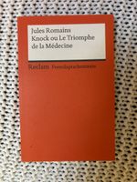 Buch: Jules Romains - Knock ou Le Triomphe de la Médecine