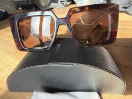 Original PRADA Sonnenbrille SPR 23Y Braun/Grün Top Zustand!
