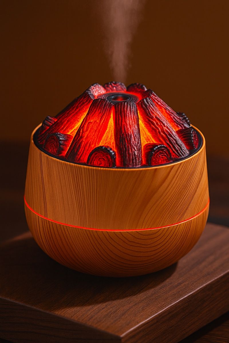 Diffusori di oli essenziali: Aroma Diffuser Vulkan Design, Luftbefeuchter, Neu! – Nuovo e nell'imballaggio originale da Emmenbrücke venduto da ShopDirect 2