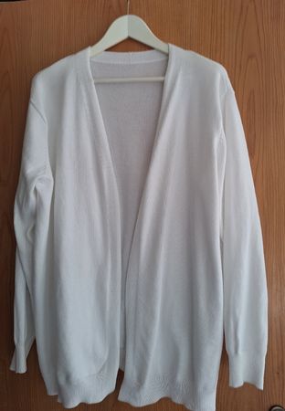 Strickjacke weiss