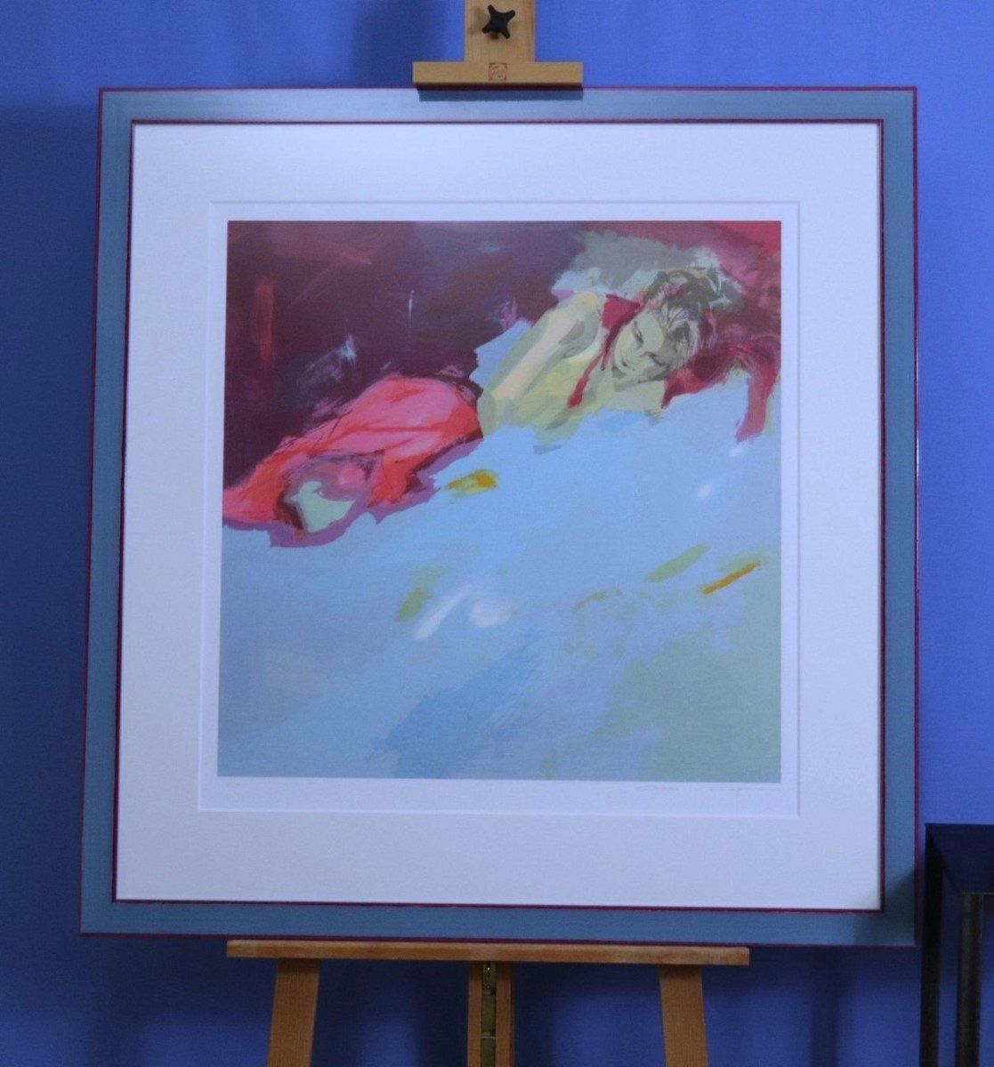 Grafica & Litografie: Christine Comyn (1957), Lithographie, E. A. handsigniert – Usato da Zug venduto da Kunst-Fundgrube 3