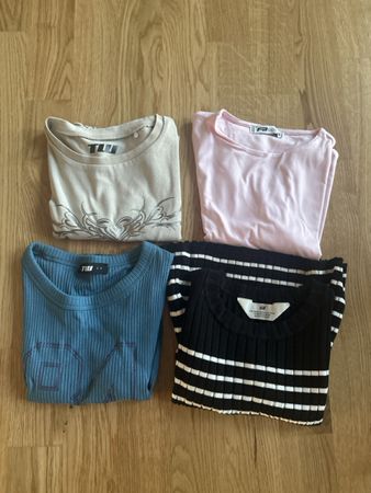 4 Damen T-Shirts gemischt diverse Marken Grösse XS